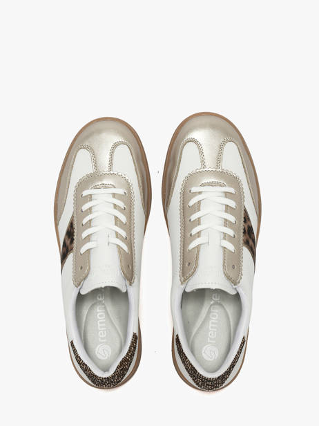 Sneakers Uit Leder Remonte Wit women 80 ander zicht 2